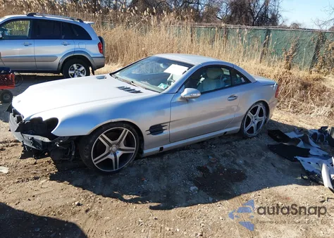 2003 Mercedes-Benz Sl 500 from USA, damaged, VIN WDBSK75FX3F026632